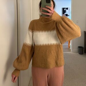 French Connection Puff Sleeve Sweater